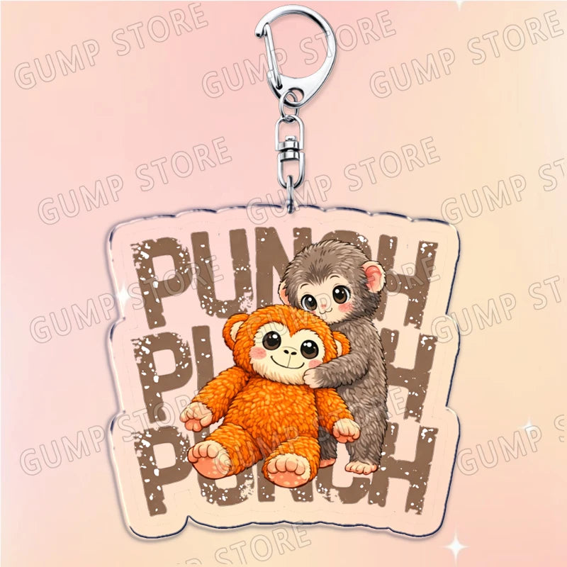 HugMonkey™ 3D Keychain 🐒💖 — Cute Clip-On Companion