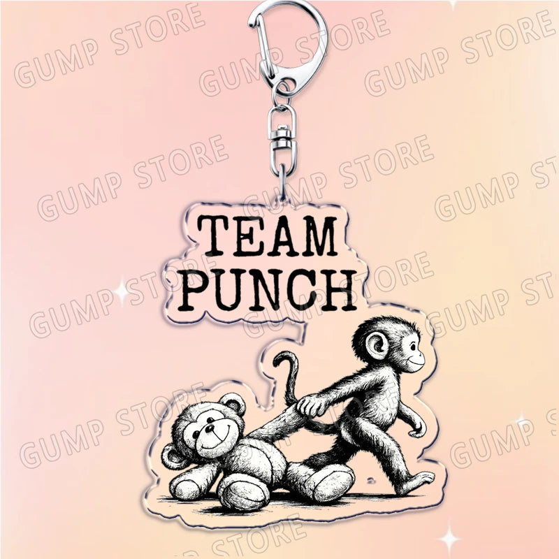 HugMonkey™ 3D Keychain 🐒💖 — Cute Clip-On Companion