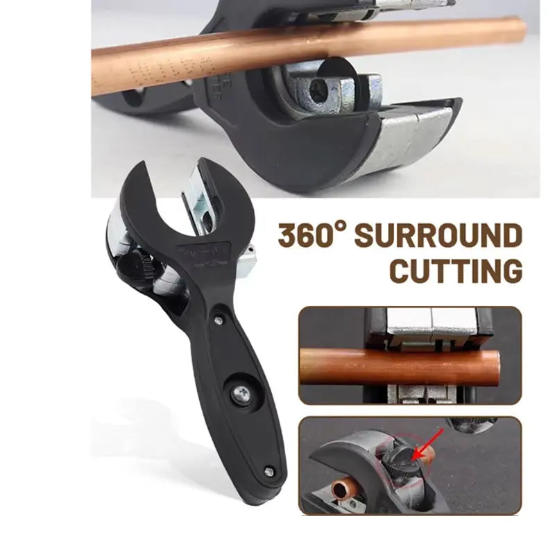 PipePro™ Ratchet Cutter 🔧 — Effortless Clean Pipe Cuts