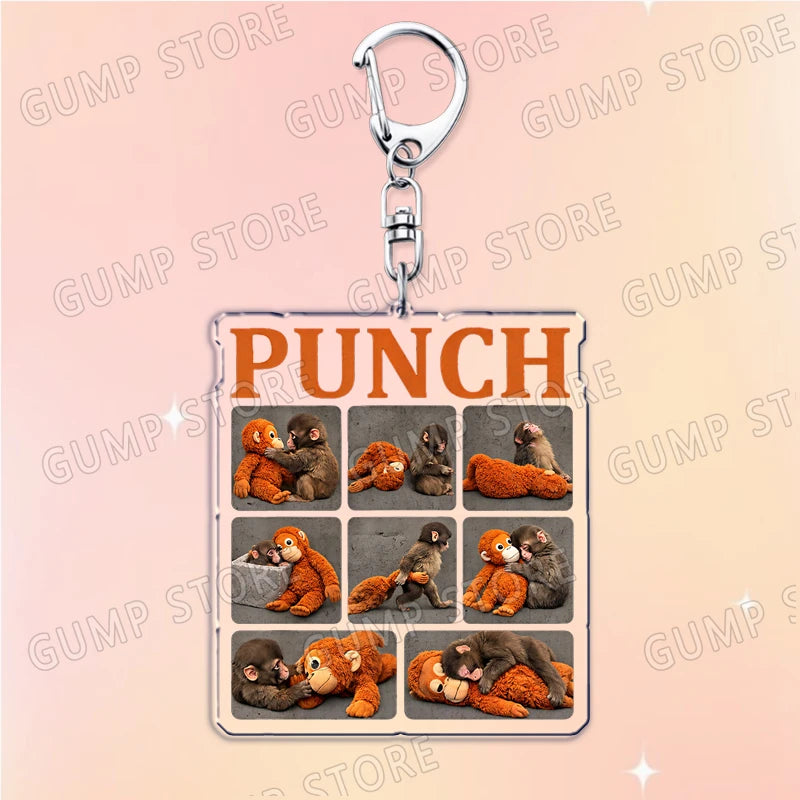 HugMonkey™ 3D Keychain 🐒💖 — Cute Clip-On Companion